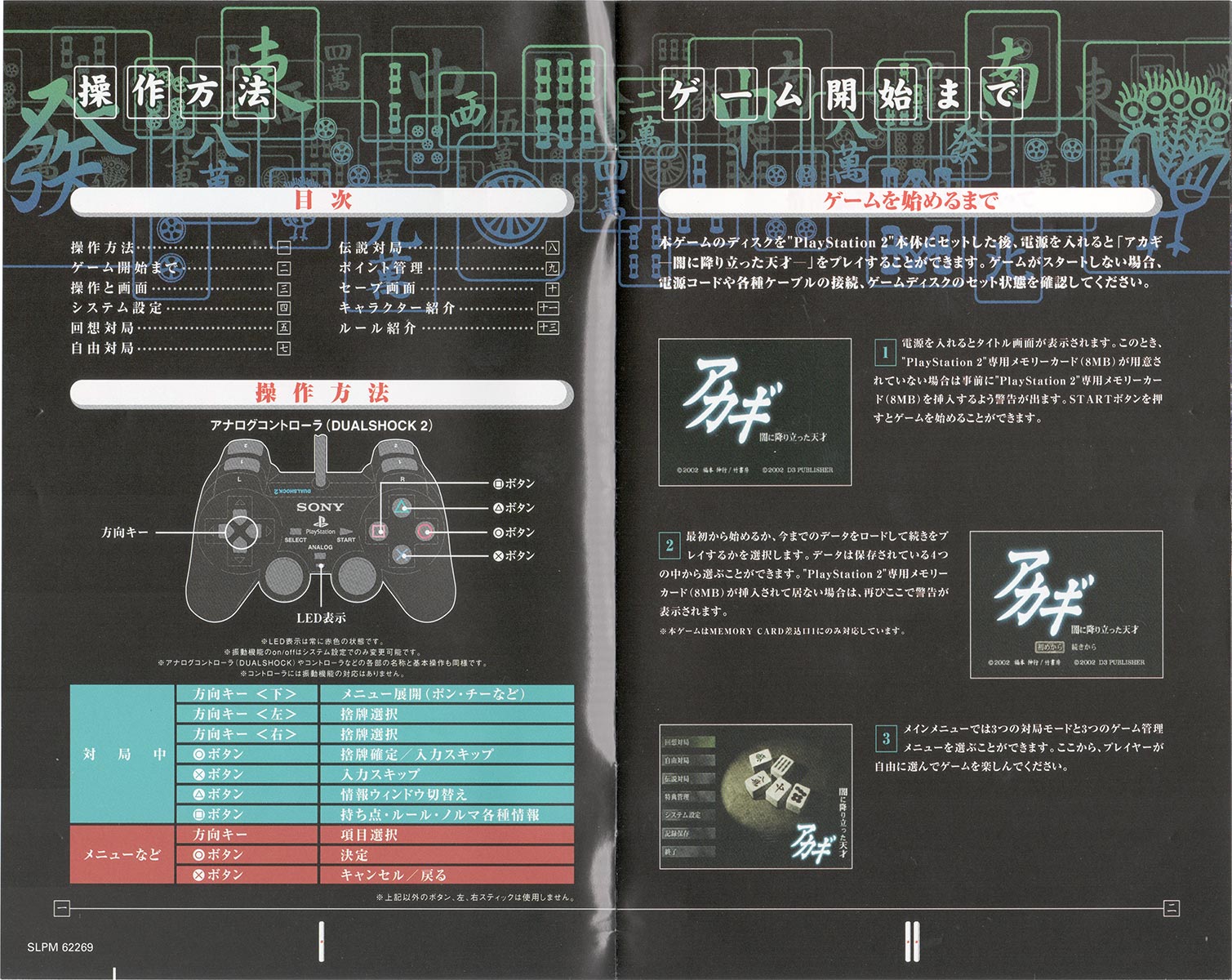 Akagi PS2 manual 1-2