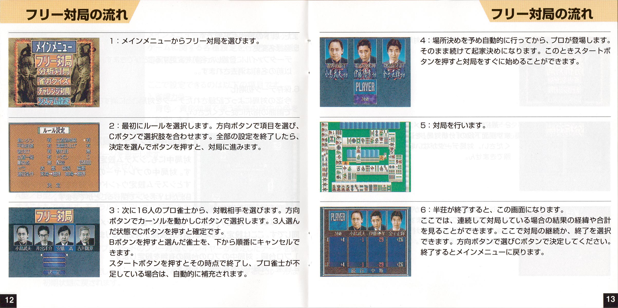Pro Mahjong Kiwame S manual 12-13